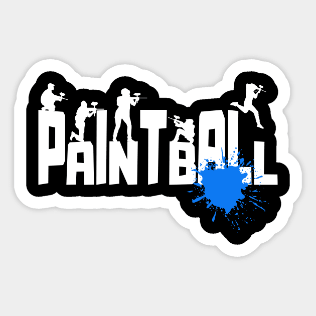 Paintball player Gotcha Paintballer gift idea Sticker by Lomitasu